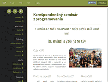 Tablet Screenshot of ksp.sk